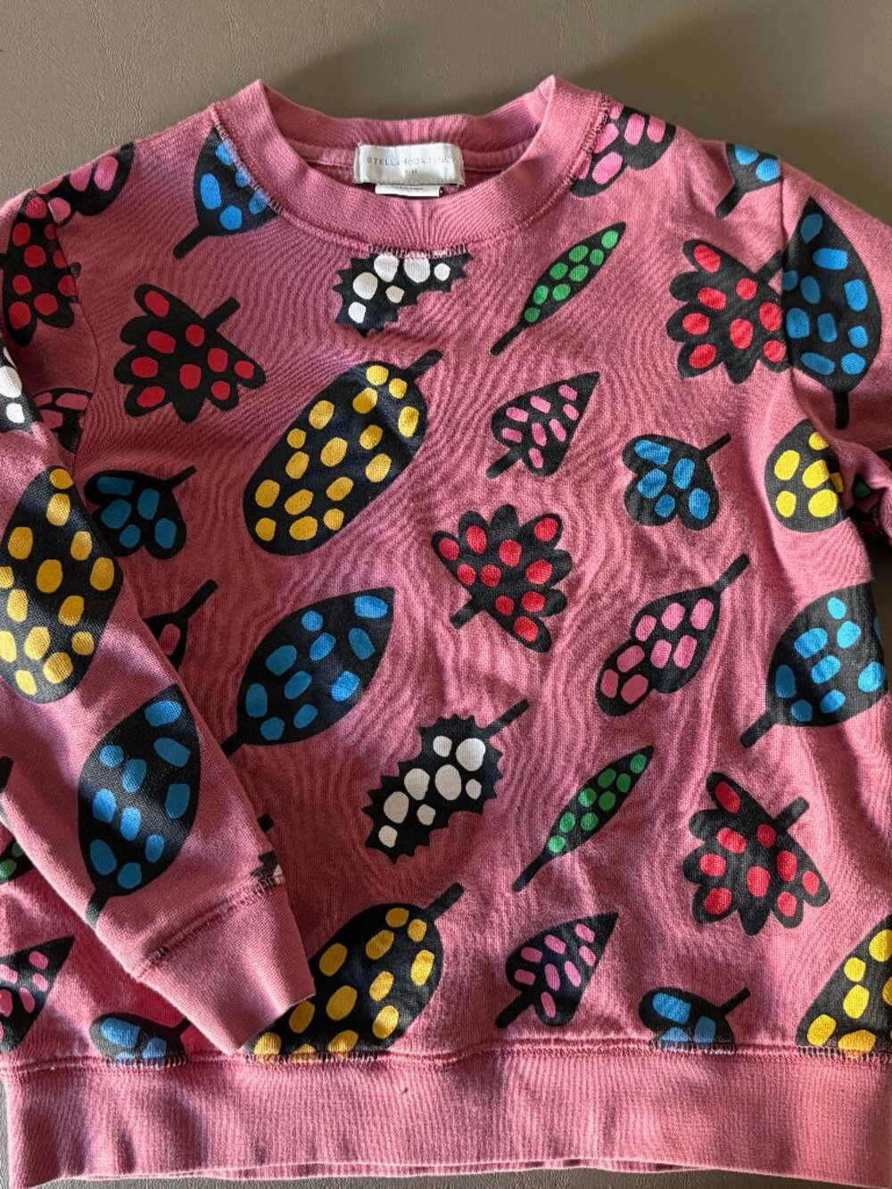 Stella McCartney kids sweatshirt "Spotty Leaves" size 6